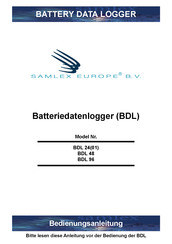 Samlex Europe BDL 96 Bedienungsanleitung