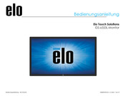 Elo Touch Solutions IDS-6553L Bedienungsanleitung