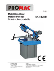 Promac SX-822DB Bedienungsanleitung