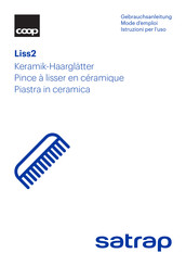 Satrap Liss2 Gebrauchsanleitung