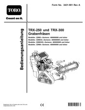Toro TRX-300 22983HD Bedienungsanleitung