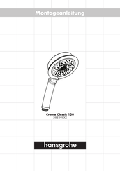 Hansgrohe Croma Classic 100 28539 Serie Montageanleitung