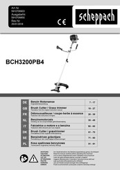 Scheppach BCH3200PB4 Originalbetriebsanleitung