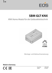 EOS SBM GLT KNX Montage- Und Gebrauchsanweisung