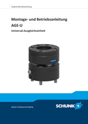 SCHUNK AGE-U Montage- Und Betriebsanleitung