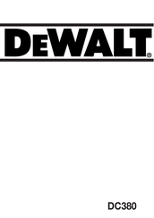 DeWalt DC380 Handbuch