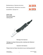 EFA S5 Betriebsanleitung