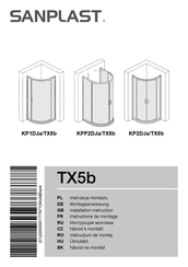 Sanplast TX5b-Serie Montageanweisung