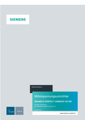 Siemens SINAMICS PERFECT HARMONY GH180 Bedienhandbuch