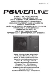 Hayward Powerline 15-81500 Einbau- & Anleitungshandbuch