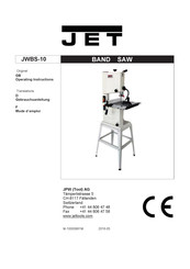Jet JWBS-10 Gebrauchsanleitung