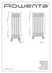 Rowenta BU2520 Gebrauchsanweisung