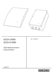 GEZE GCLR-O 2000 Handbuch
