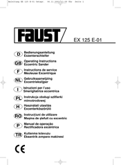 EINHELL Faust EX 125 E-01 Bedienungsanleitung