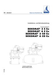 Beko BEKOMAT 6 CO Ex Installation Und Betriebsanleitung