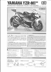 Tamiya 2009 Yamaha YZR-M1 Monster Yamaha Tech 3 Montageanleitung