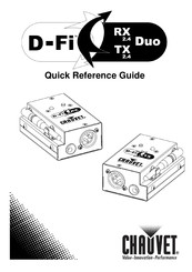 Chauvet D-Fi Duo TX 2.4 Schnellreferenzhandbuch