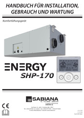 Sabiana ENY SHP 170 Handbuch Für Installation, Gebrauch Und Wartung