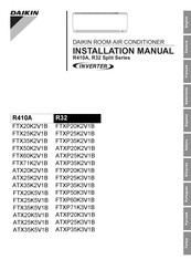 Daikin R410A Split Series Installationsanleitung