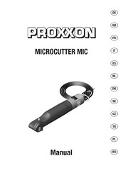 Proxxon MICROCUTTER MIC Gebrauchsanleitung