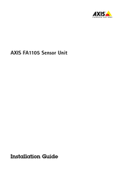 Axis FA1105 Installationsanleitung