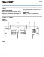 Shure ANI4IN Handbuch