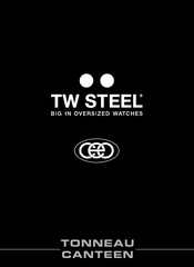TW Steel Tonneau Canteen Bedienungsanleitung