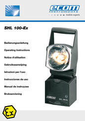Ecom Instruments SHL 100-Ex Bedienungsanleitung