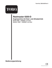 Toro REELMASTER 6500-D Bedienungsanleitung