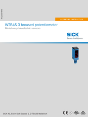 SICK WTB4S-3 Betriebsanleitung