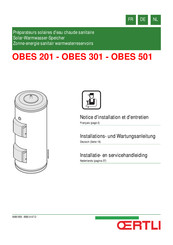 OERTLI OBES 201 Installations- Und Wartungsanleitung