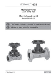 Gemu 675 Original Einbau- Und Montageanleitung