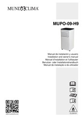 mundoclima MUPO-09-H9 Benutzer- Oder Installationshandbuch