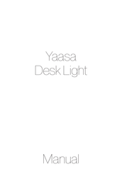 Yaasa Desk Light Bedienungsanleitung