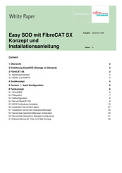 Fujitsu FibreCAT SX Konzept Und Installationsanleitung
