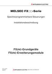 Mitsubishi Electric MELSEC FX2NC16MR-T-DS Installationsbeschreibung