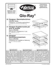 Hatco GLO-RAY GR2SDH-42 Installations- Und Bedienungshandbuch