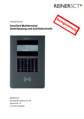 REINERSCT TimeCard Montageanleitung