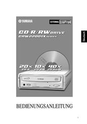 Yamaha CRW2200IX-SERIES Bedienungsanleitung