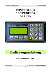 CNC Profi D-4 Bedienungsanleitung