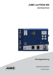 JUMO variTRON 500 Montageanleitung