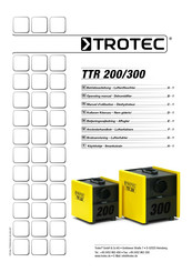 Trotec TTR 200 Betriebsanleitung