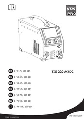 IMS TIG 220 AC/DC Bedienungsanleitung