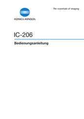 Konica Minolta IC-206 Bedienungsanleitung