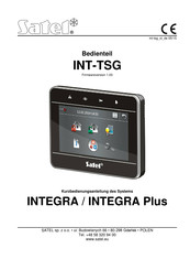 Satel INT-TSG Kurzbedienungsanleitung