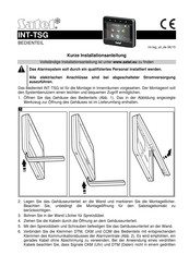 Satel INT-TSG Kurze Installationsanleitung
