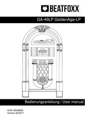 Beatfoxx GA-40LP GoldenAge-LP Bedienungsanleitung