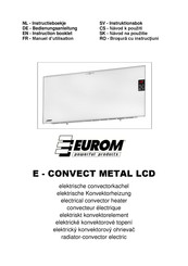 EUROM E-Convect metal LCD Bedienungsanleitung