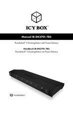 Icy Box IB-DK2701-TB3 Handbuch