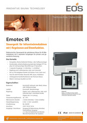 EOS Emotec IR Technisches Datenblatt
